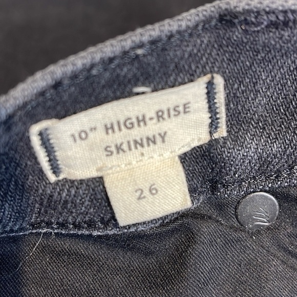 Madewell 10" High-Rise Skinny Jeans in Starkey Wash Size 26 - Picture 7 of 9